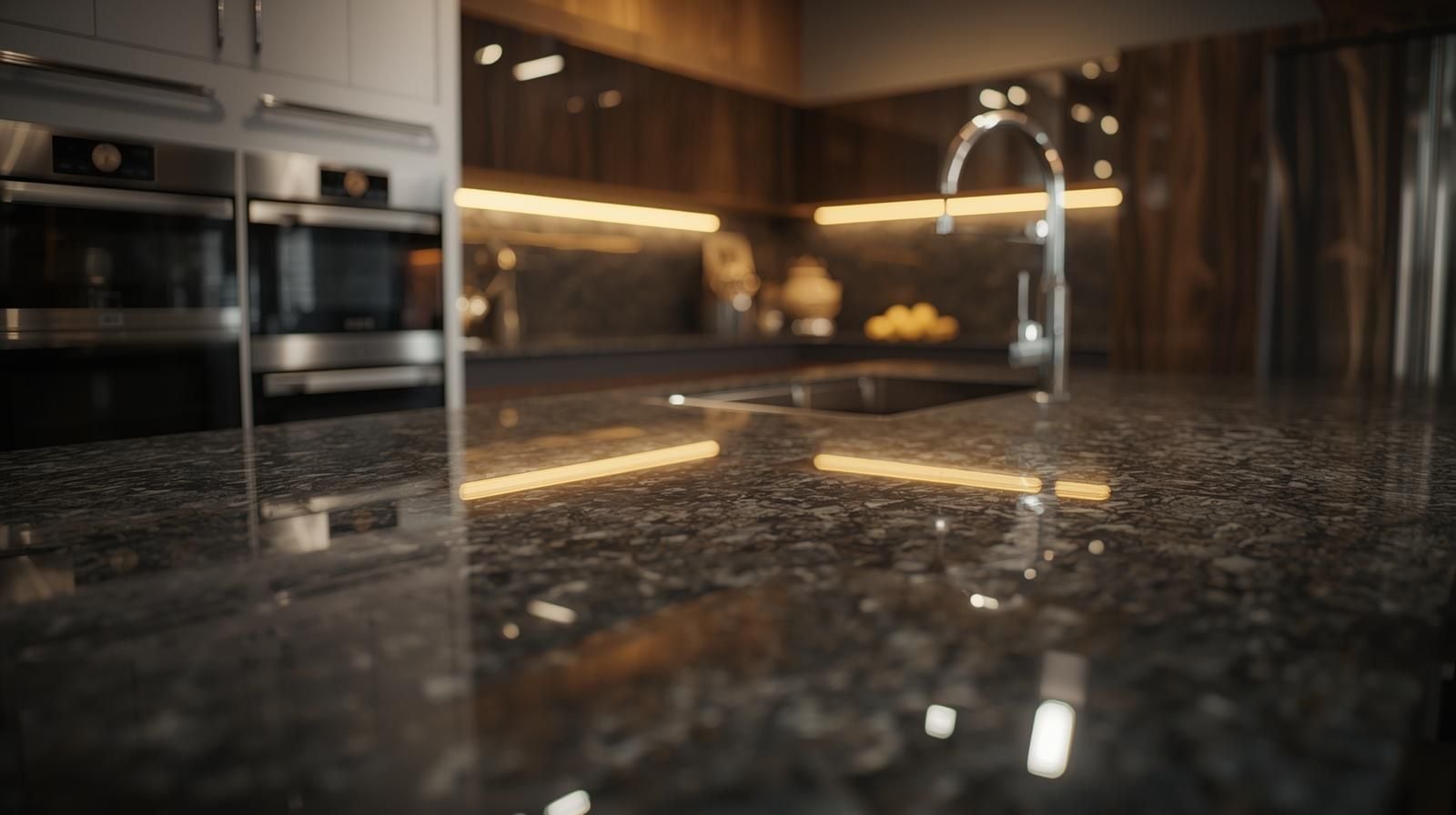 Dark Contemporary Kitchen Remodel in Atlanta, GA by CRM Construction & Renovation project photo