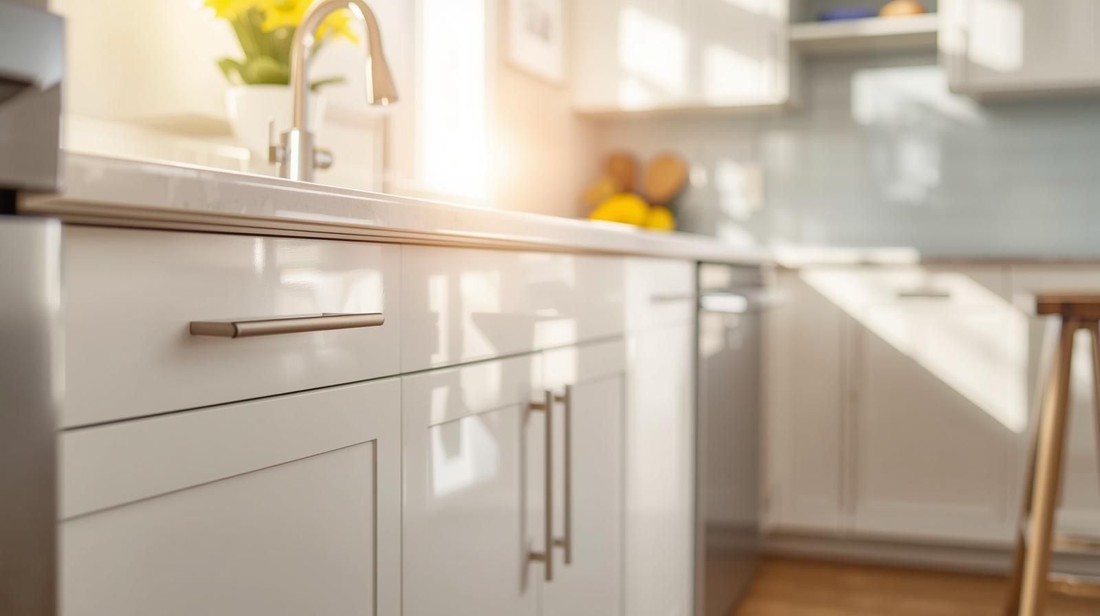 White Kitchen Remodel in Atlanta, GA by CRM Construction & Renovation project photo