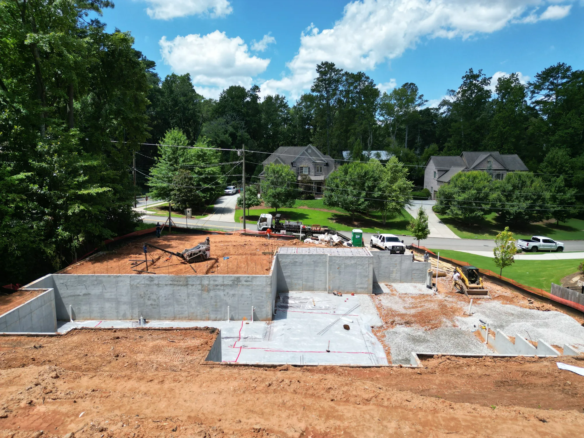 Foundation waterproofing and site work